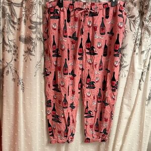 Printfresh Pink witchy Halloween pj pants